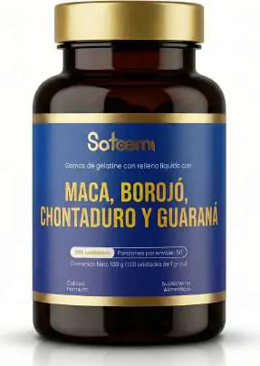 Maca, Borojó, Chontaduro y Guaraná