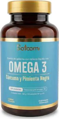 Omega 3 con curcuma y pimienta negra